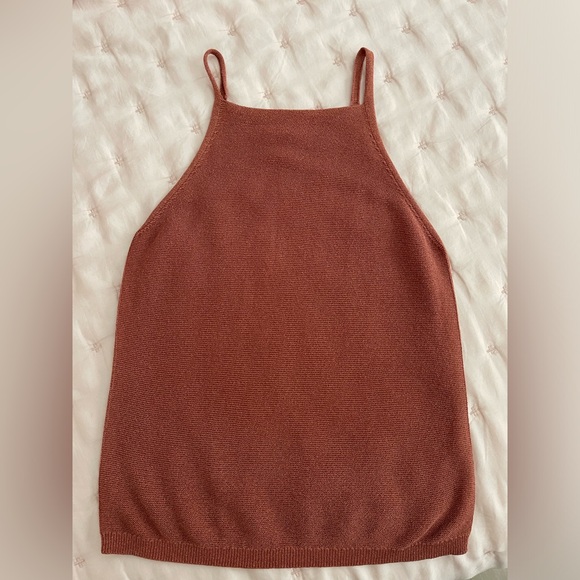 Prologue Tops - Prologue Knitted Square Neck Strappy Sleeveless Tank Sz. X-Small
